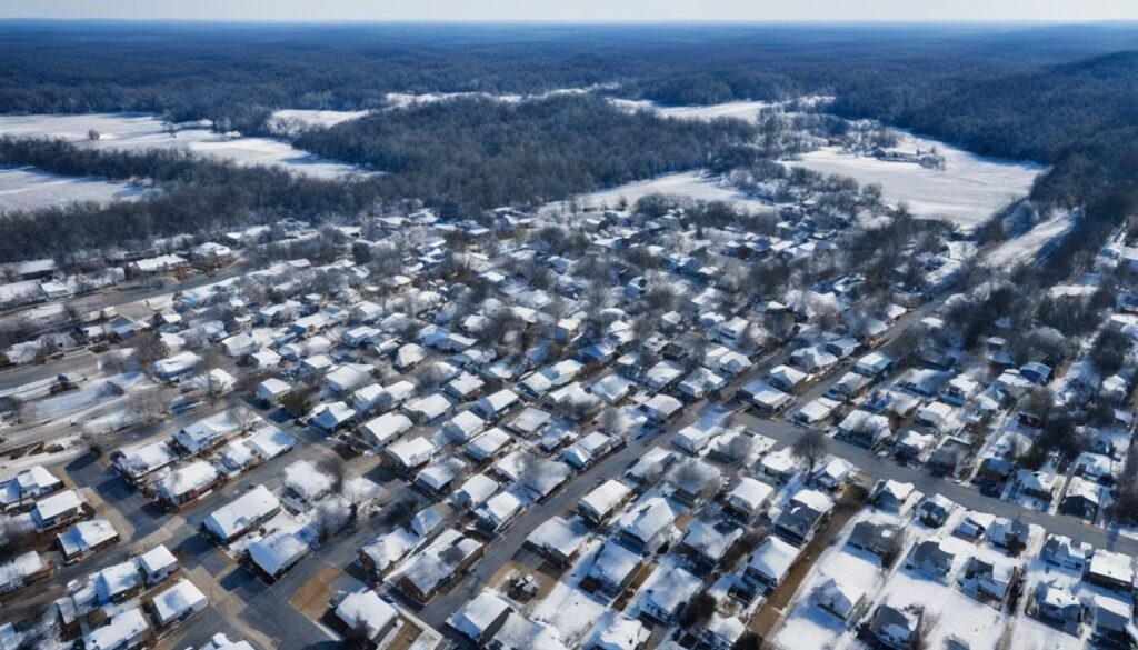 Alabama snowfall patterns