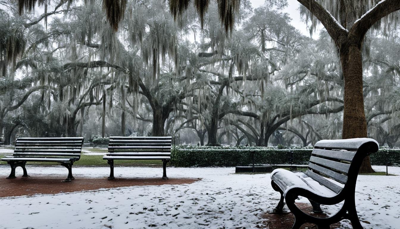 Does it snow in Savannah Georgia