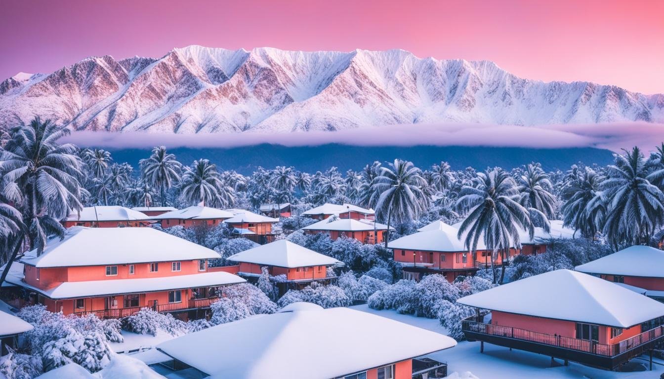 Does it snow in Fiji?