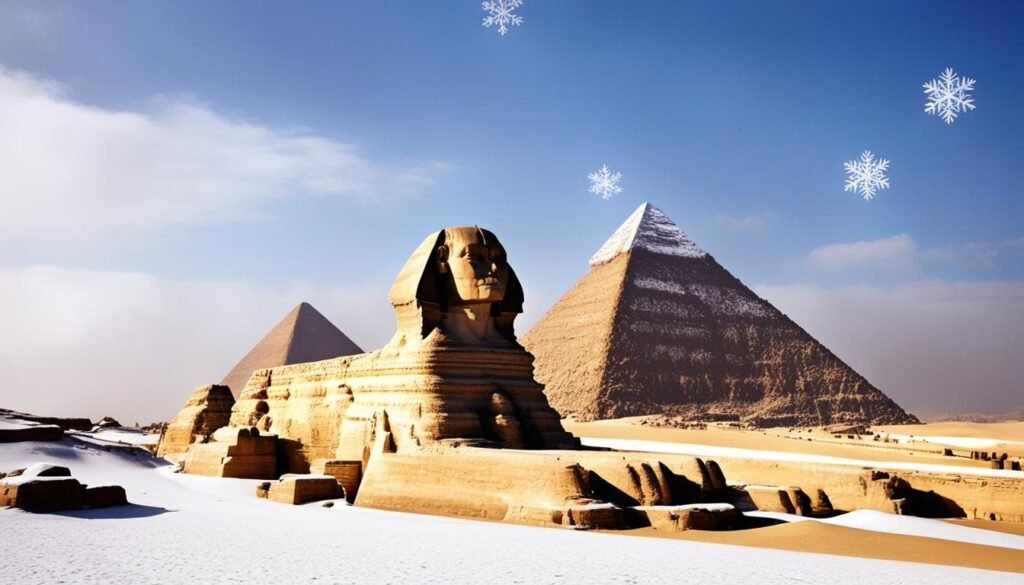 Egypt snowfall