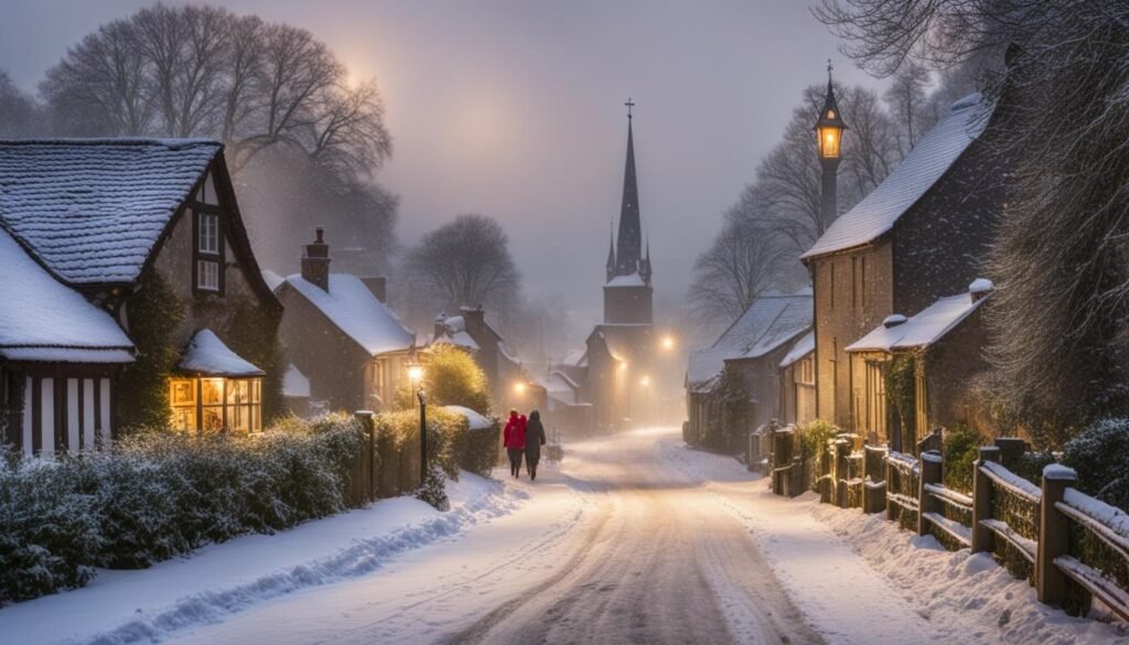 England snow climate