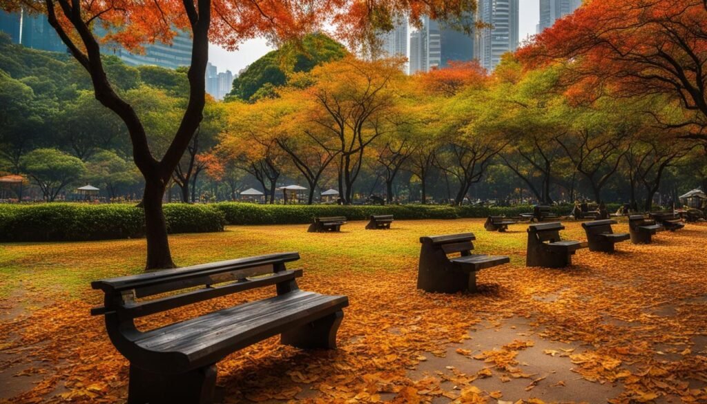 Fall weather in Hong Kong