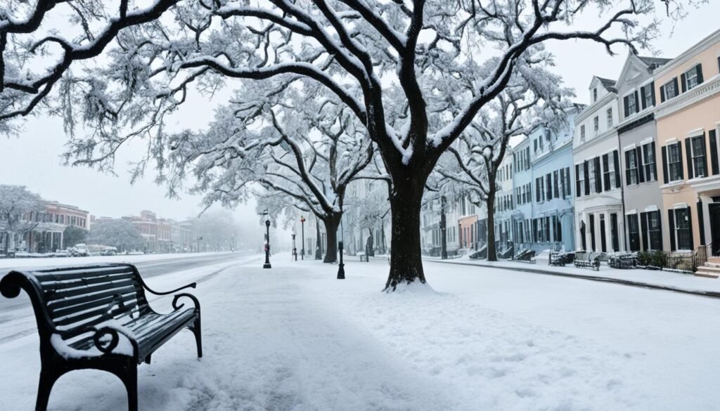 Historical Snowfall in Charleston SC