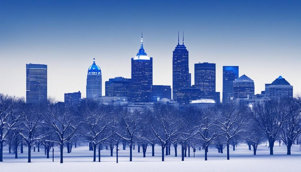 Indianapolis annual snowfall