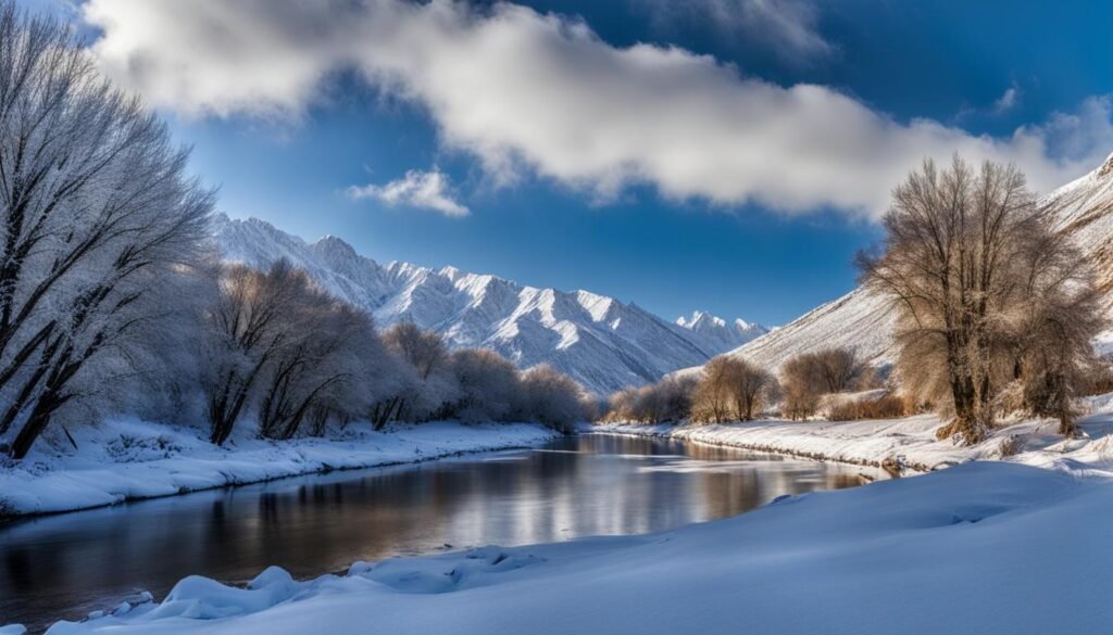 Kurdistan snowfall