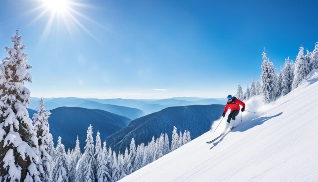 Skiing in Romania