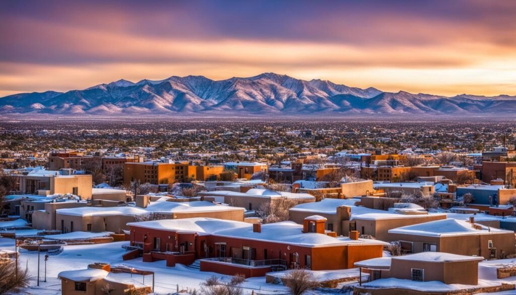 Snow-covered El Paso Texas