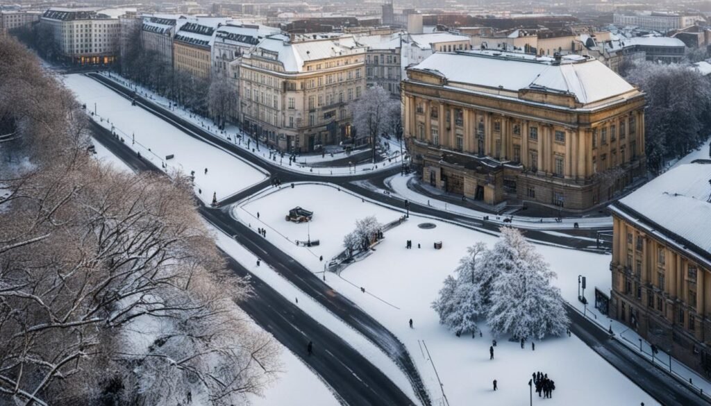 Snow in Berlin