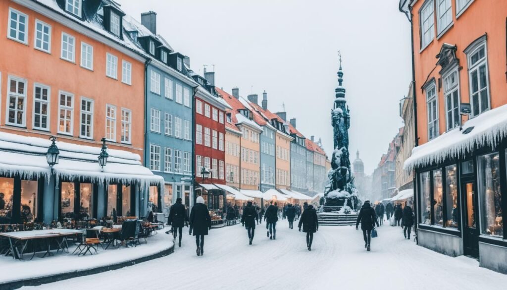 Snow in Copenhagen