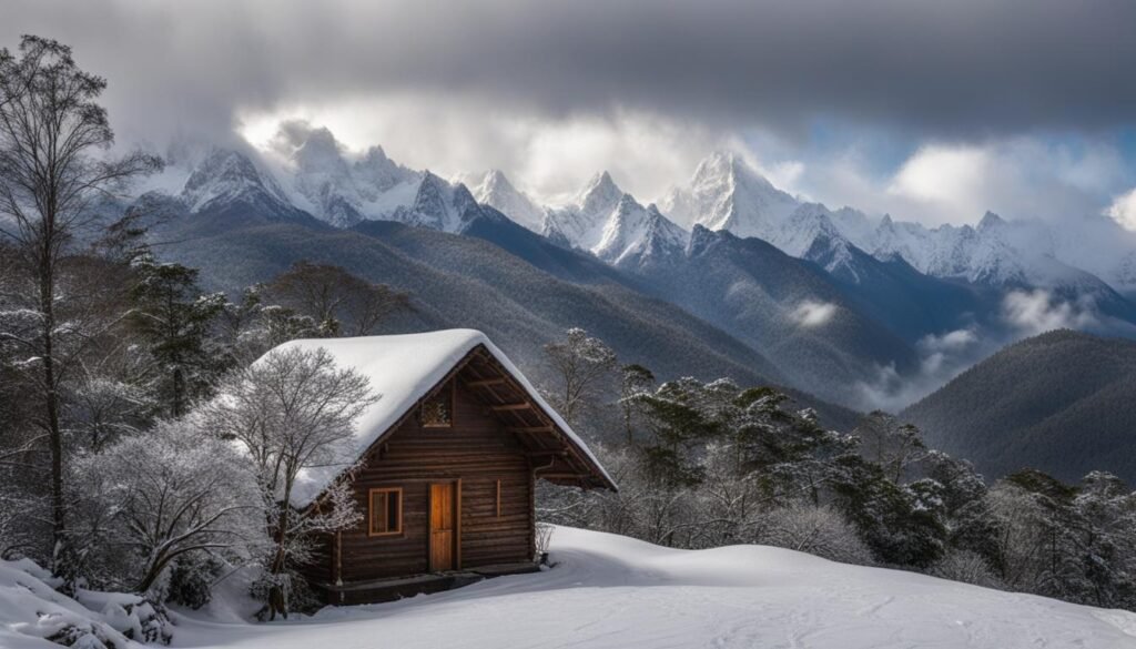 Snow in Panama's mountains