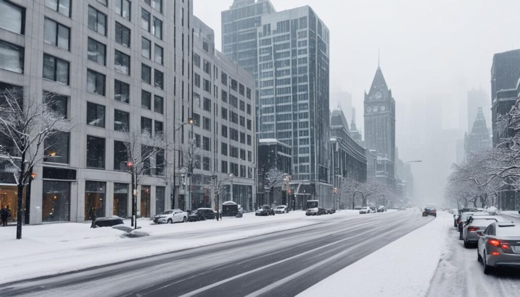 Snowfall in Canadian Cities