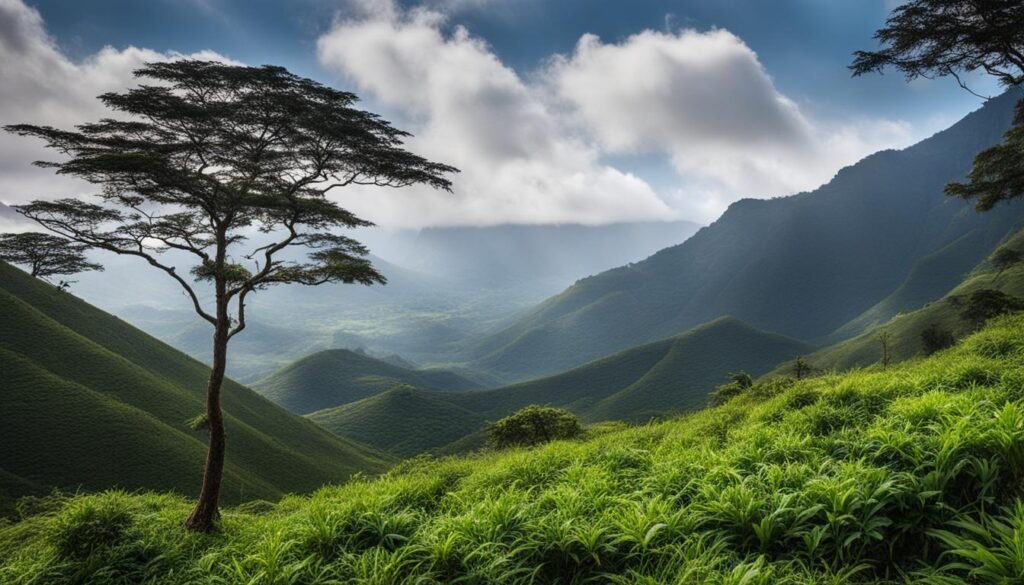 Snowfall in Ghana influenced by elevation