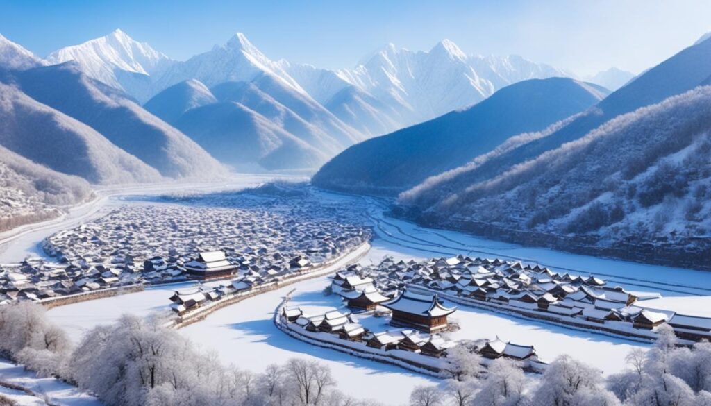 Snowfall in Southwest China