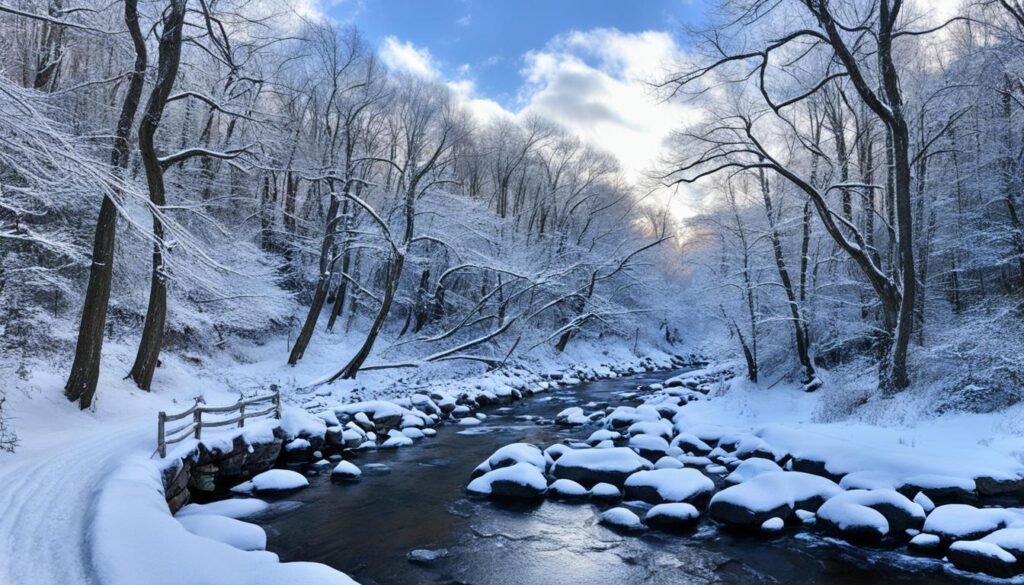 Snowy Landscape in West Virginia