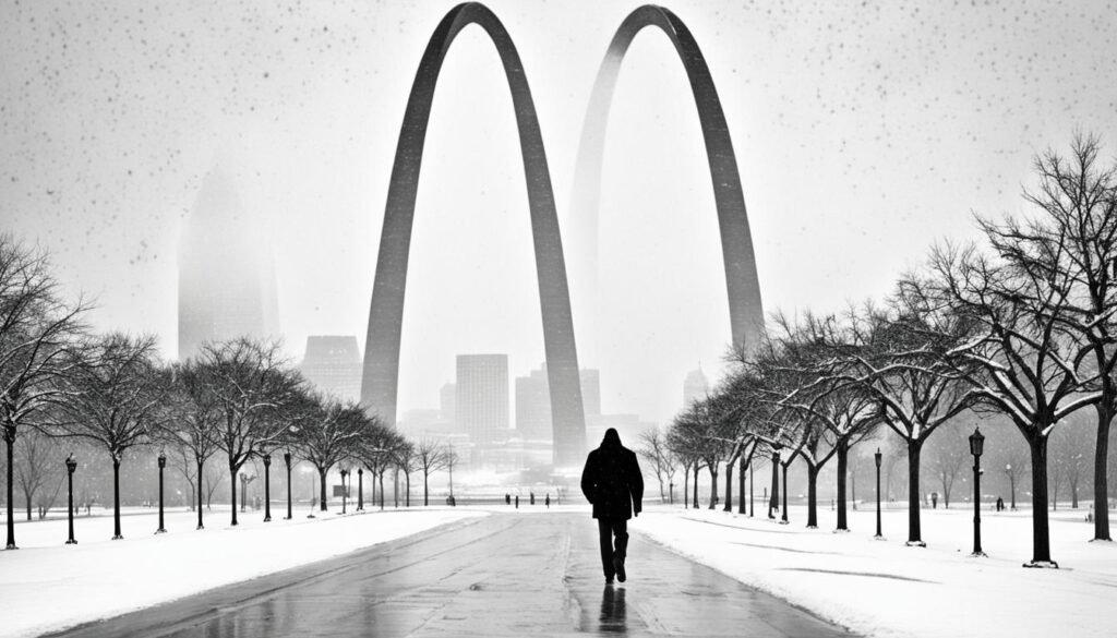 St Louis snowfall history