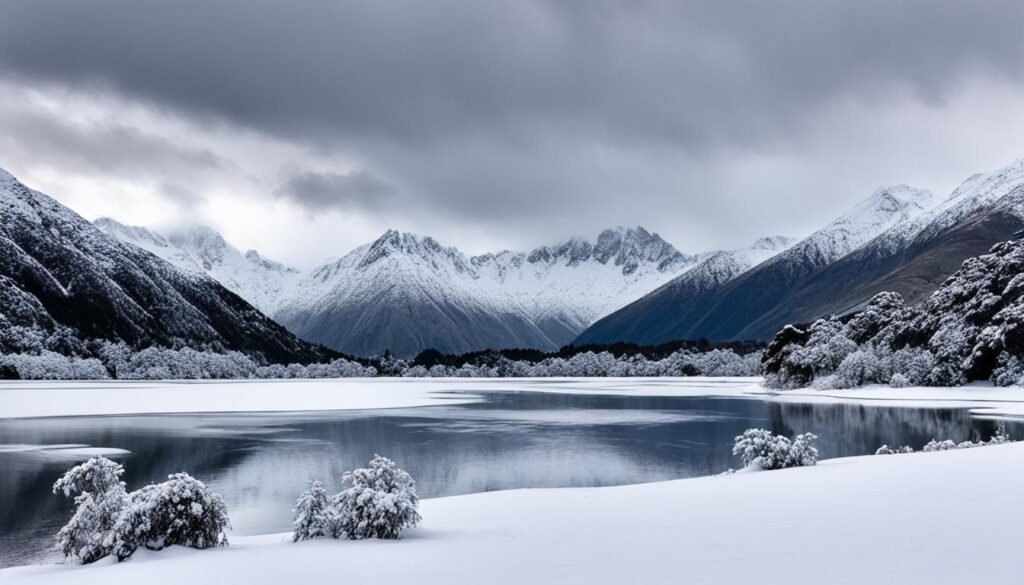 Winter weather in New Zealand