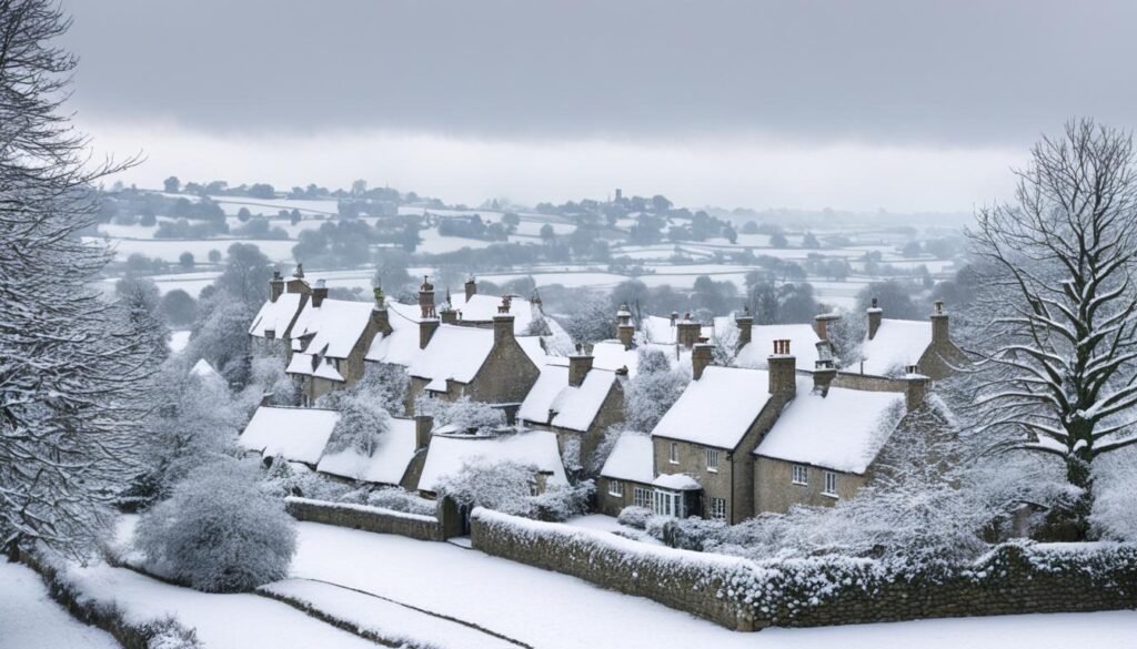 average snow days in England