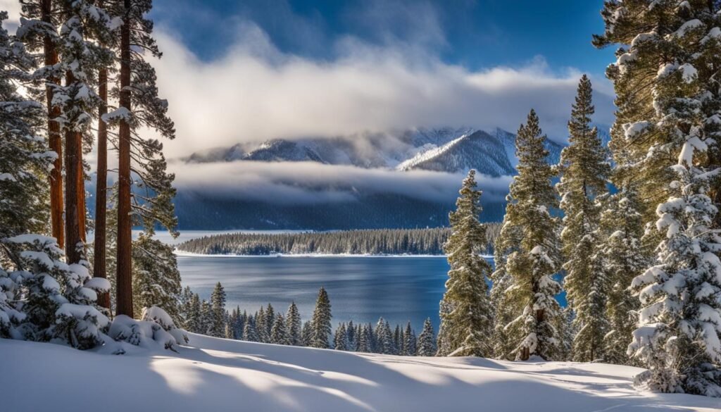 best time to visit Lake Tahoe for snow
