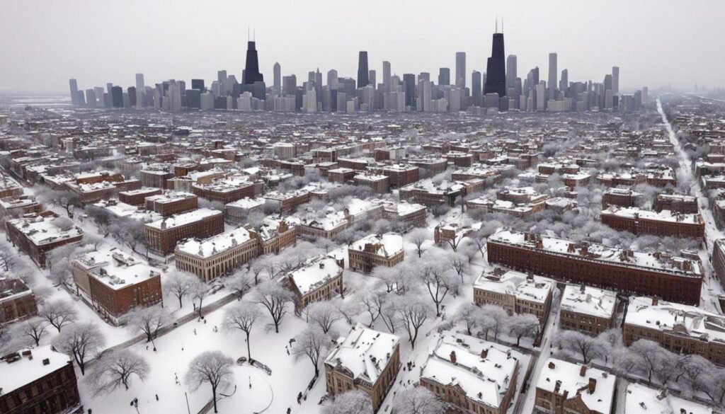 chicago snowfall