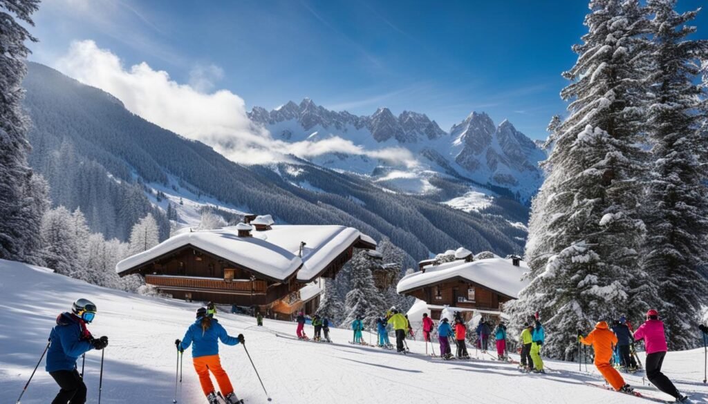 skiing in Italy