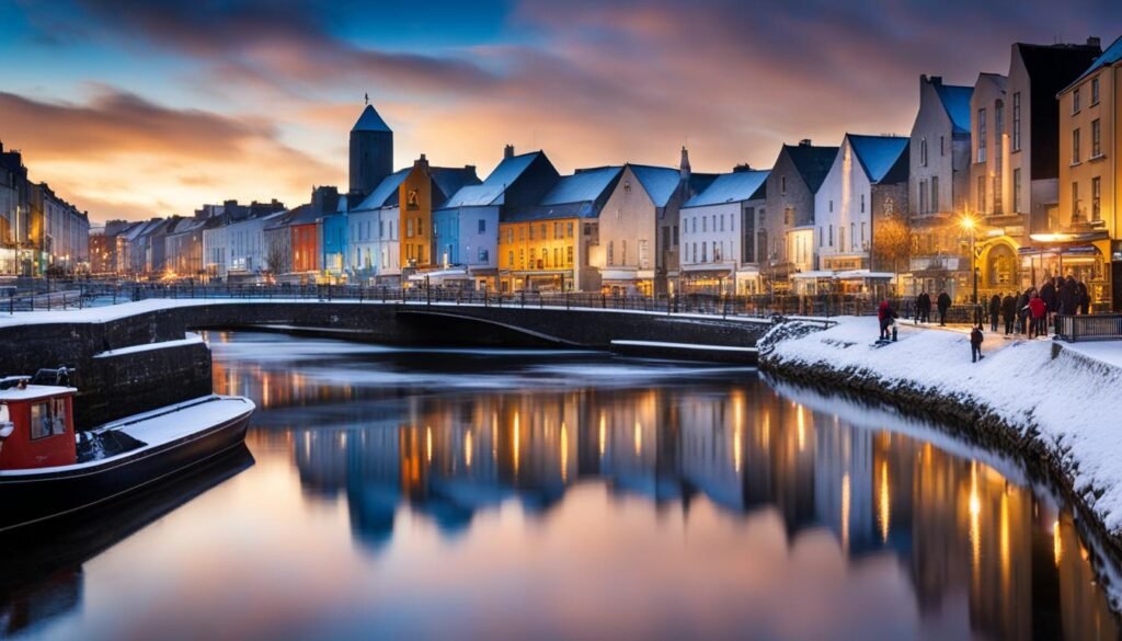 snow in Galway and Cork