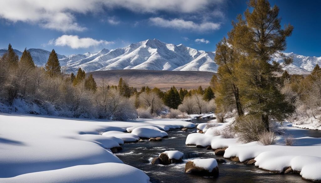snow in Nevada