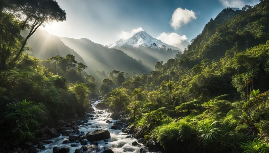 snow in Southeast Asia