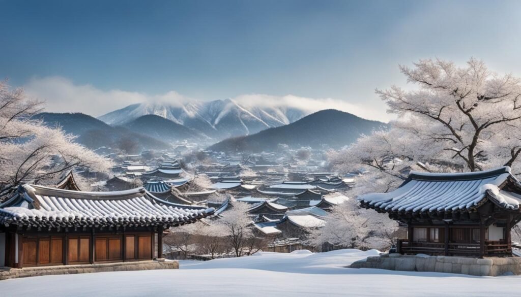snow season in Korea