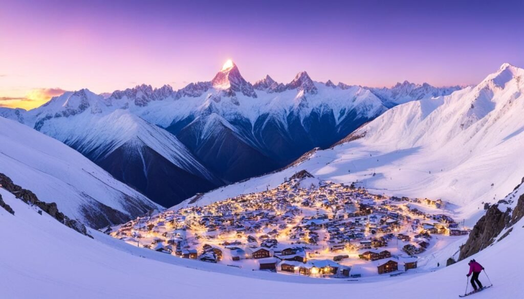 snowfall in Argentina