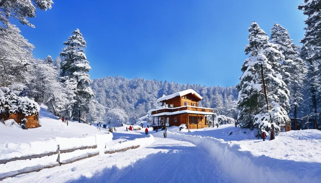 snowfall in Murree