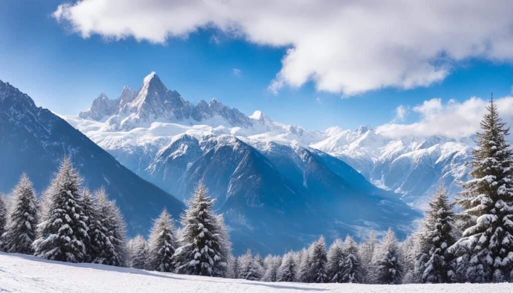 snowfall in different regions of France