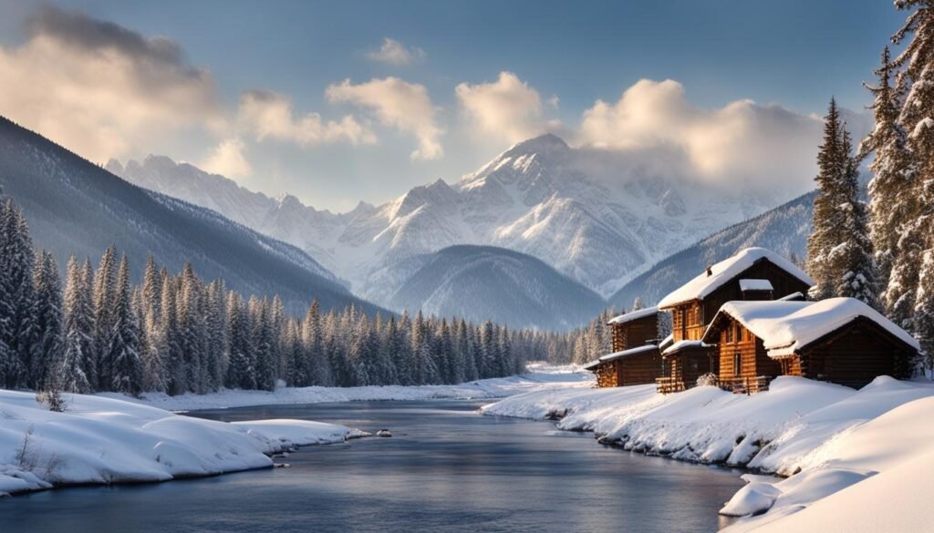 snowy landscapes in Turkey