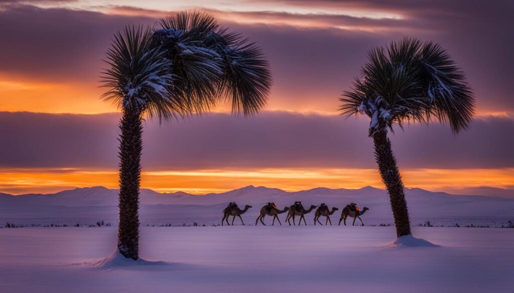 unusual winter weather in Iraq