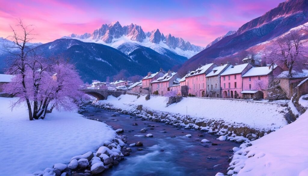 winter weather in France