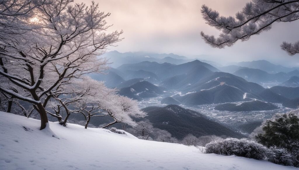 winter weather in Taiwan